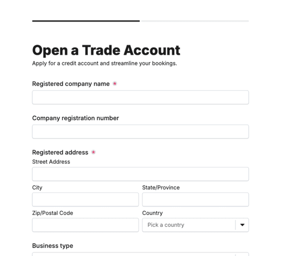 Haulage Credit Account Application Form