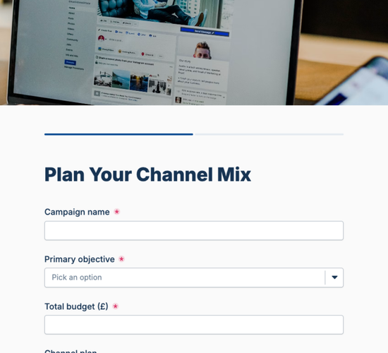 Multi-Channel Campaign Plan Form