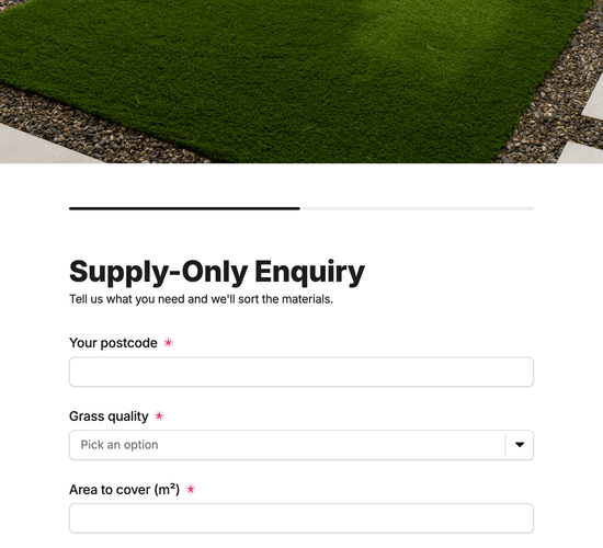 Artificial Grass Supply-Only Enquiry Form