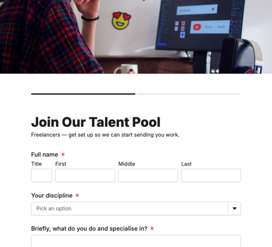 Freelancer & Contractor Onboarding Form